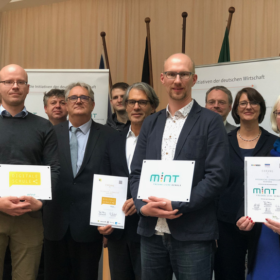 [Translate to English:] Doppelte (!) Auszeichnung im MINT-Bereich 